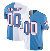 Men & Women & Youth Tennessee Titans Active Player Custom White Blue 2023 F.U.S.E. Split Vapor Limited Throwback Football Stitched Jersey,baseball caps,new era cap wholesale,wholesale hats